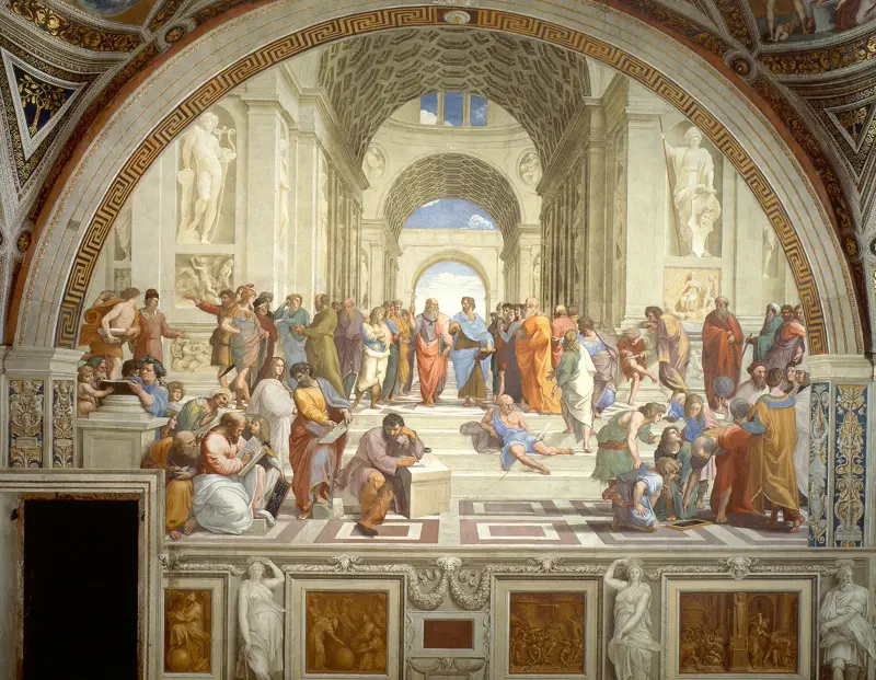 The School of Athens by Raphael, 1512