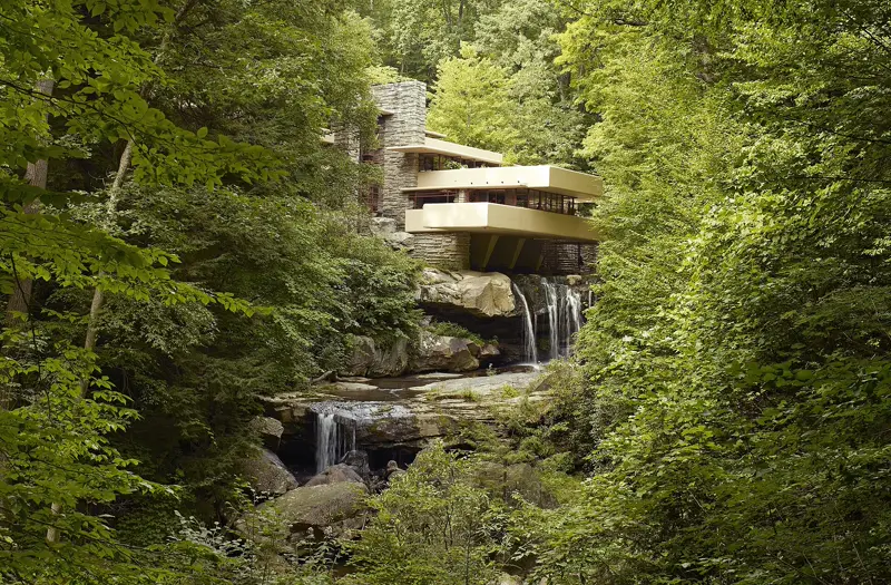 Fallingwater by Frank Lloyd Wright, 1936